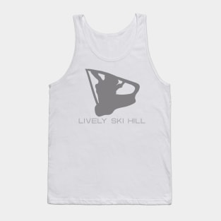 Lively Ski Hill Resort 3D Tank Top